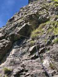 Partenza ferrata Monte Grona