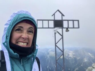 In vetta al Pizzo Quadro